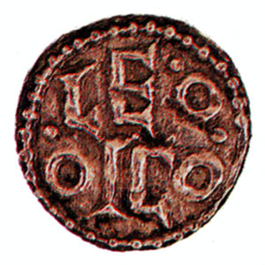 Leodico - Monnaie frappée à Liège au nom de Charlemagne