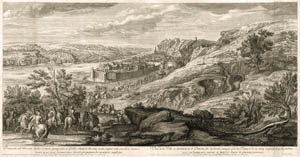 Vue de Dinant - 1675 Nicolas Bonnart