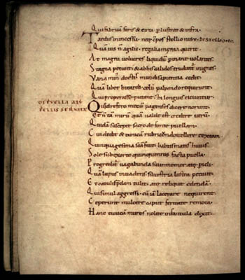 De puella a luppellis servata dans une copie du Fecunda Ratis d'Egbert de Liège
