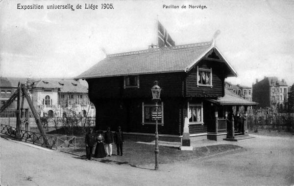 Liege Expo 1905 - Pavillon de la Norvège