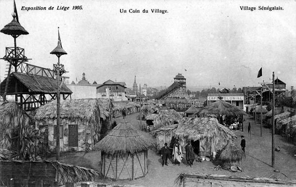 Liege Expo 1905 - Village Sénégalais