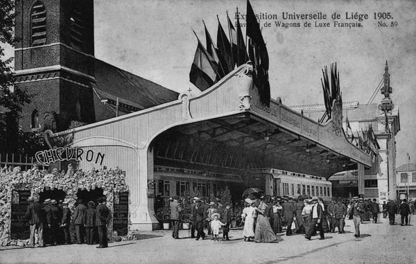 Liege Expo 1905 - Société des Wagons Lits et Source Chevron