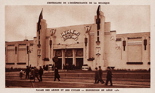 Liege Expo 1930 - PALAIS DES ARMES, CYCLES ET MOTOS