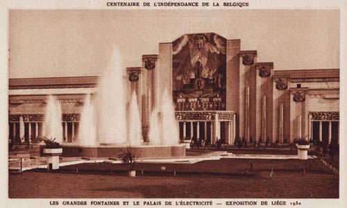 Liege Expo 1930 - PALAIS DE L'ELECTRICITE