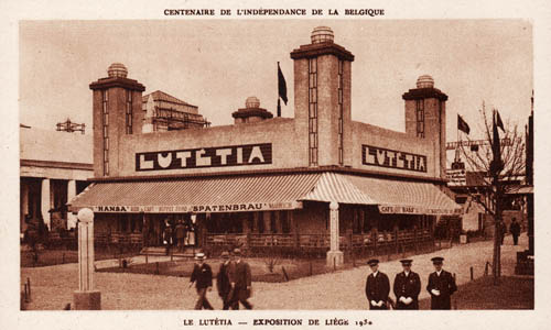 Liege Expo 1930 - RESTAURANT LUTECIA