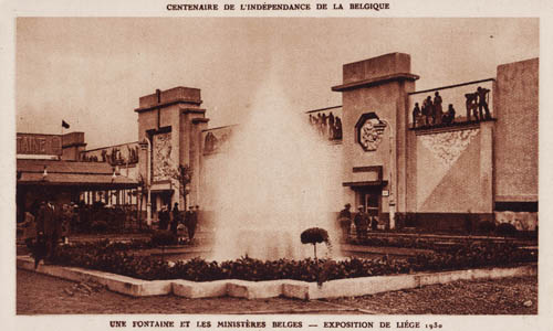 Liege Expo 1930 - PALAIS DES MINISTERES BELGES