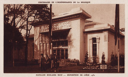 Liege Expo 1930 - PALAIS DE L'ENSEIGNEMENT LIÉGEOIS