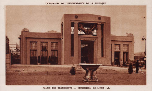 Liege Expo 1930 - PALAIS DES TRANSPORTS