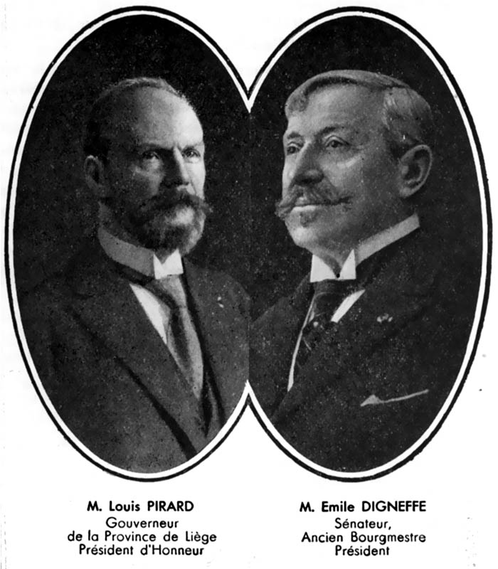 Expo 1930 - Présidents du comité exécutif - Emile Digneffe et Louis Pirard