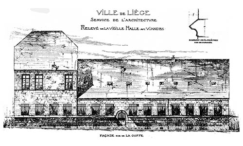 FACADE - Ancienne Halle aux viandes de Liège