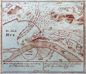 Plans de la ville de Huy - 1706 Peter Schenk