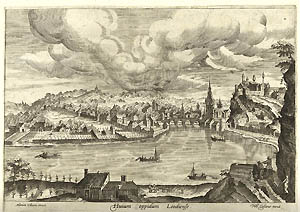Vue de Huy - 1585 Filips Galle