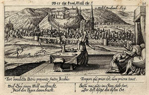 Vue de Huy - 1626 Meisner