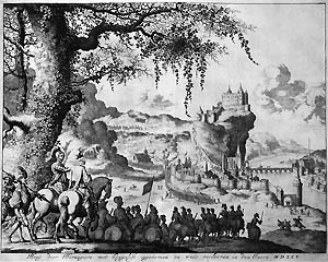 Vue de Huy - 1730 Jan Luyken