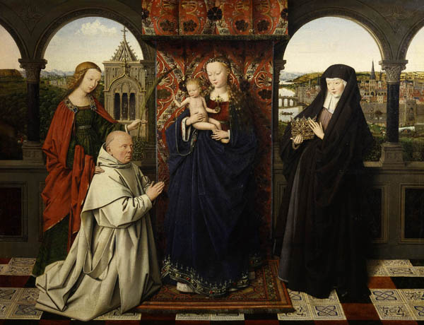 1435 Jan van Eyck - La Vierge et le chancelier Rolin