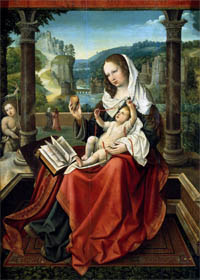 1516 Bernaert van Orley - Vierge à l'Enfant et Saint Jean-Baptiste