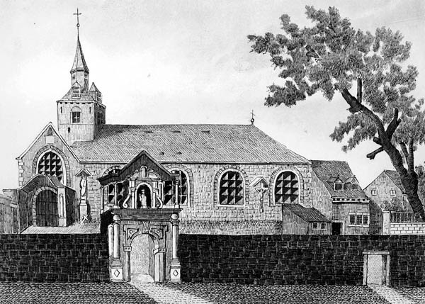 1900 Ista -Eglise paroissiale de Saint Adalbert à Liège