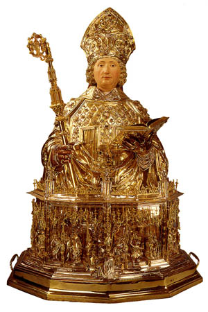 Buste de Saint Lambert au trésor de la Cathédrale de Liège